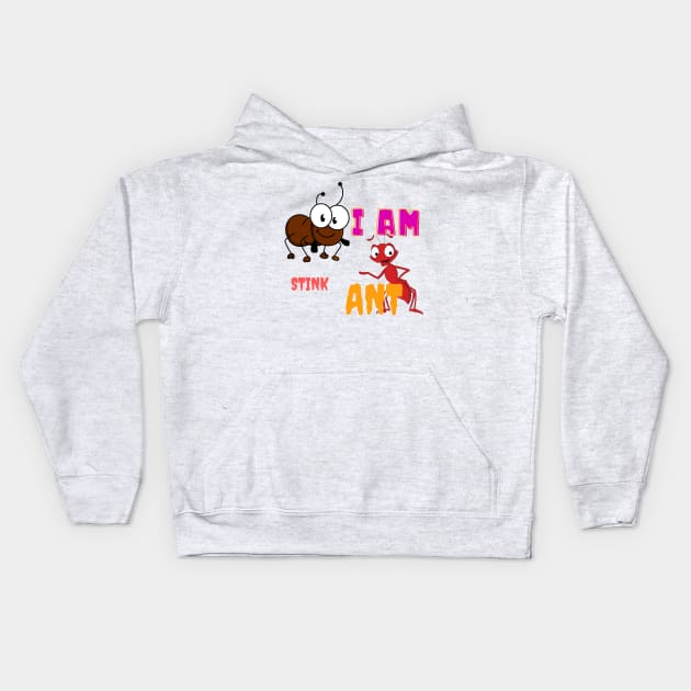 I am stinky ant Kids Hoodie by JeDrin